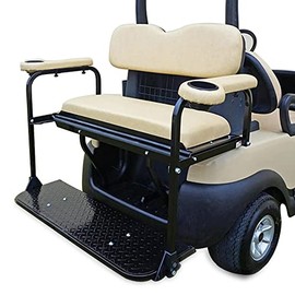 CHEDA Rear Seat Arm Rest Cushion Cupholder Compatible with Yamaha Golf Cart/EZGO/Club Car