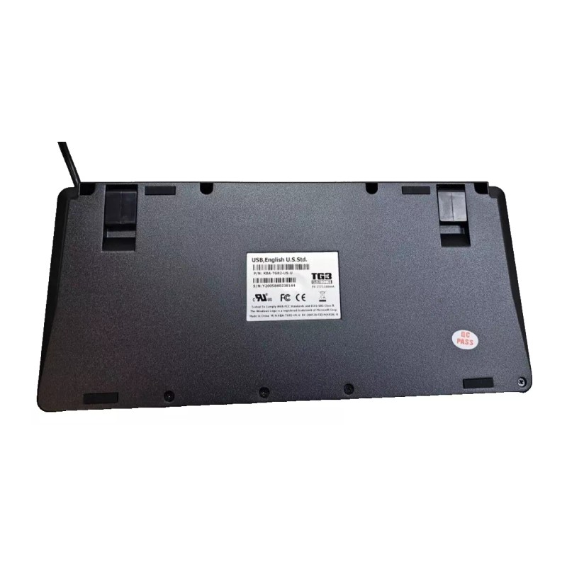 TG3 Electronics USB Keyboard KBA-TG82-US-U, 82 Key, USB, Low Profile,
