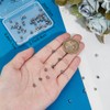 Beebeecraft 1 Box 50Pcs Screwback Earring Backs 316L Stainless Steel