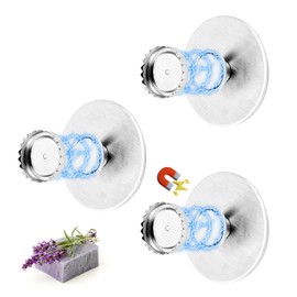 Soap Holder with Magnet, Pack of 3 Magnetic Soap Holder, Magnetic Soap Holder, Stainless Steel Magnetic Soap Holder, No Drilling for Shower, Bathtub, Sink and Bathroom