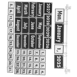 OHPHCALL 1 Set Bulletin Board Decor Interactive Teaching Tool for Preschool Elementary School Stylish Boho Design with Date Cards
