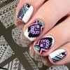Whats Up Nails - B009 Lost in Aztec Stamping Plate