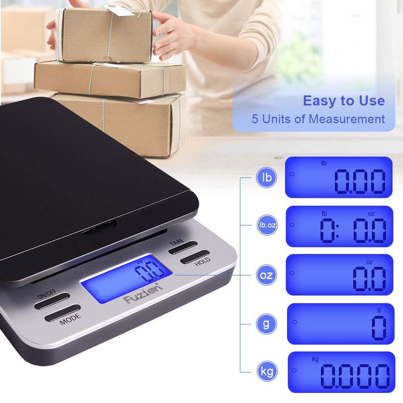 Fuzion Shipping Scale, Accurate Digital Postal Scale 86 lb/0.1 oz