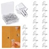 20 Pack 5mm Shelf Support Pegs, Clear Plastic Replacement Pins,Support