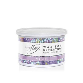 ItalWax Wine Flex Liposoluble Transparent Wax Soft Strip Wax 14 oz