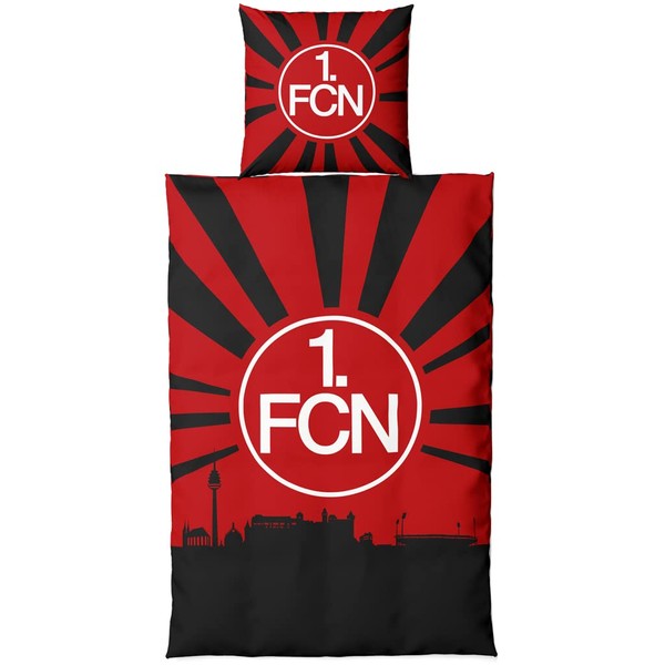 1. FC Nürnberg Bed Linen Sun Skyline 135 x 200