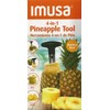 IMUSA 4-in-1 Stainless Steel Pineapple Tool Peels Cores Slices Wedges