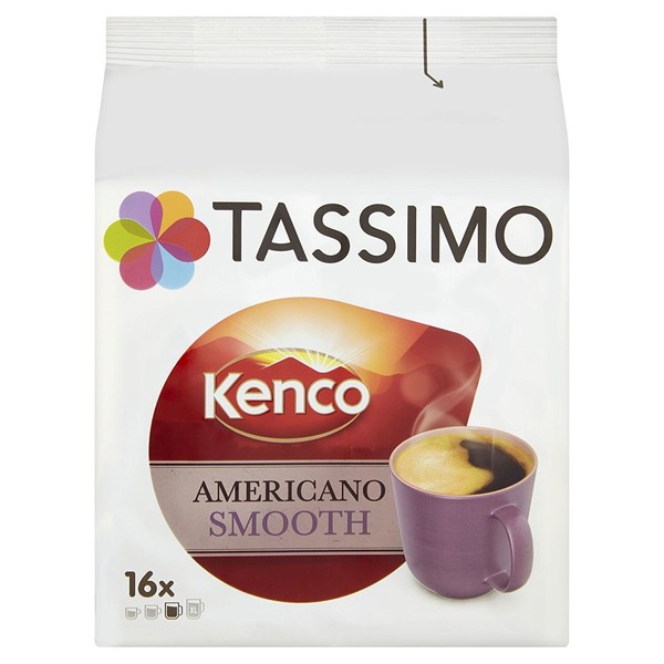 Tassimo Kenco Americano café liso (nombre antiguo café crema) (16 T-Disc)