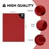 50 Sheets Dark Red Cardstock 8.5 x 11 Red Printer