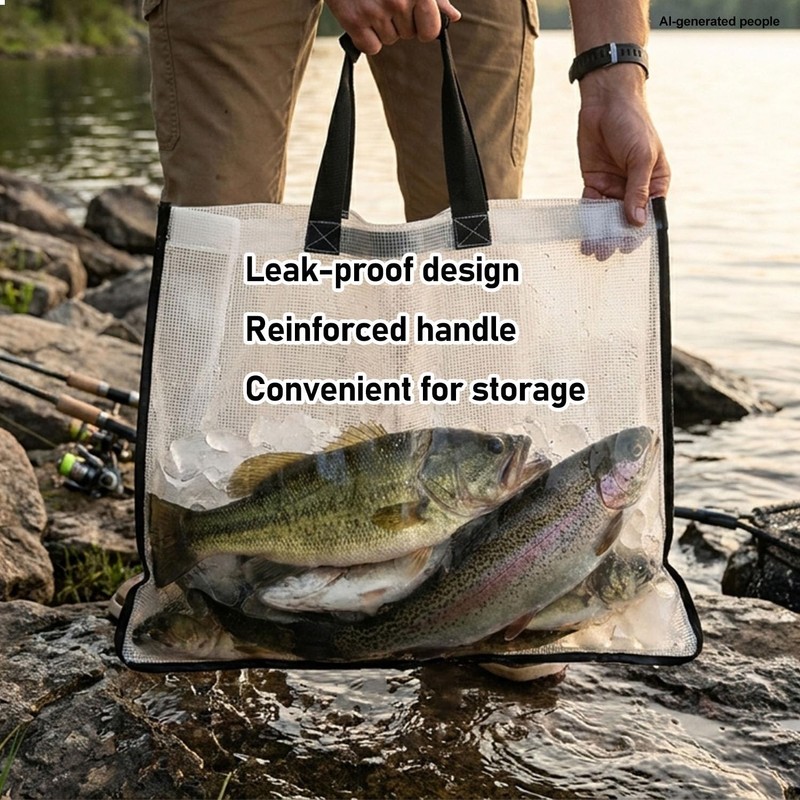 GZZTORES 100% Leakproof Fishing Tournament Weigh In Bag PU +