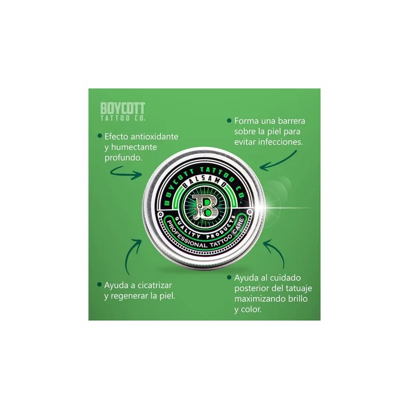 Pomada Balsamo Para Cuidar Tu Tatuaje Boycott 1oz After Care