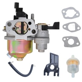 AUMEL Carburetor Fitting Kit for Honda GX160 GX200 GX120 GX140 with Fuel Filter, Fuel Hose (6.7") and Heat Shield