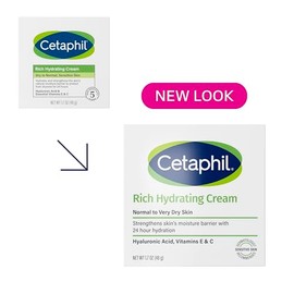 Cetaphil Rich Hydrating Night Cream with Hyaluronic Acid, 1.7 Ounce