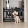 IRIS USA 24"-39" Dog Gate, Adjustable Indoor Pet Barrier, Pet