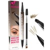 iMethod 4D Brow Pen, 2-in-1 Eyebrow Pencil with Waterproof Microblading