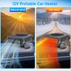 200W Portable Car Heater, 12 Volt Heaters for Cars, Auto