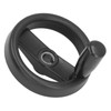 Handwheel 125mm OD 12mm Bore Foldable Handle Plastic Hand Wheel