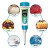 OBEST Food Acidity Meter Temperature 2 in 1, Smart pH