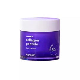 Hanskin 한스킨 대용량 콜라겐 펩타이드 아이크림 포 페이스 80ml, 1개 Hanskin Large Capacity Collagen Peptide Eye Cream for Face 80ml, 1 piece