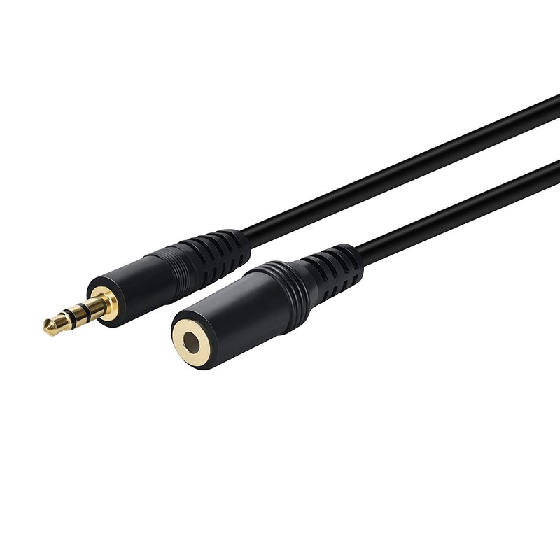 PASOW 3.5mm Stereo Male to Female Extension Audio Cable Cord