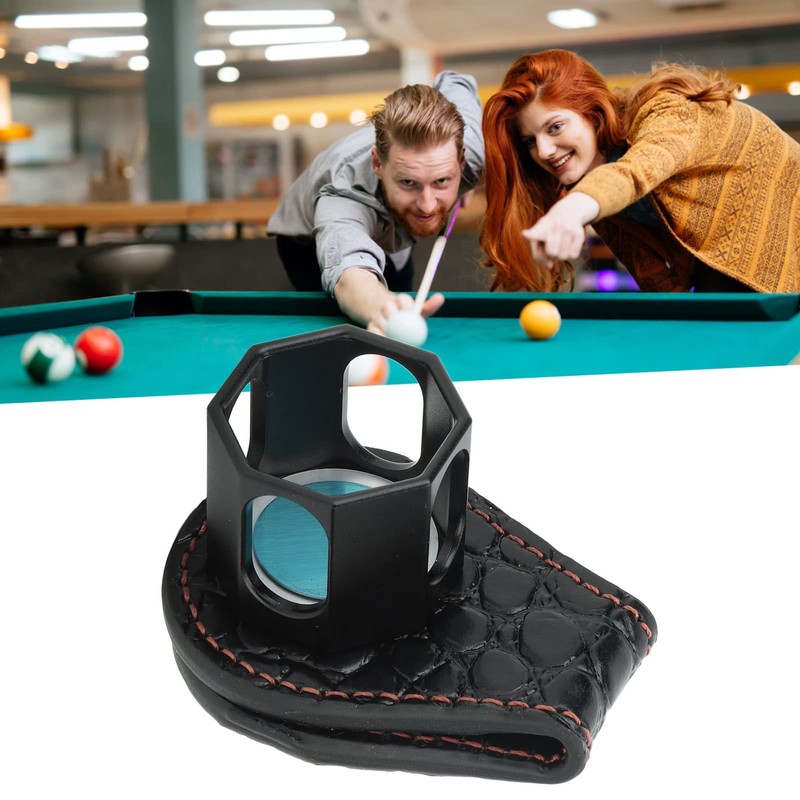 VGEBY Billiard Chalk Holder, Magnetic Pool Cue Chalk Holder, Portable