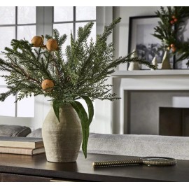 Studio McGee Threshold Mixed Greenery with Oranges in Pot Arrangement *NEW*