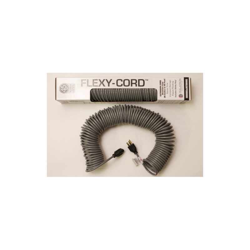 Philatron Flexy Coiled Extension Cord 16 Gauge 13 Amps -