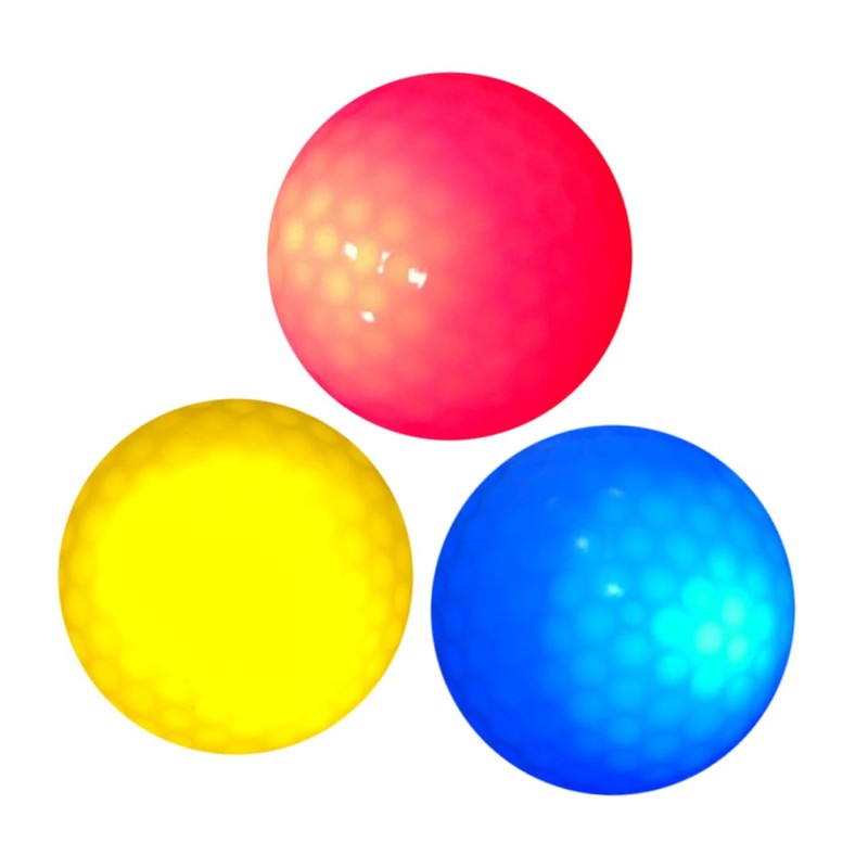 KOMBIUDA Golf Glow Ball Kit 6 Ultra Bright Led Balls
