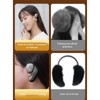 Heated Earmuffs Intelligent 3S Heating Adjustable Lightweight Black Winter Ear