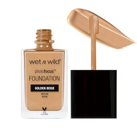 Wet n Wild Base de Maquillaje Photo Focus Tono Rosa Marfil Acabado Mate para Piel Grasa, Alta Cobertura,Compatible con Primer, Corrector y Polvo Compa