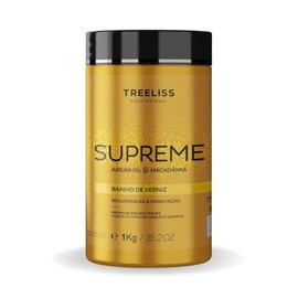Tree Liss Banho de Verniz Supreme 1Kg Varnish Shine Hair Mask Gloss Hidration