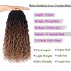 Kachanaa 14 Inch Goddess Faux Locs Crochet Hair for Black