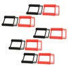 10pcs Hard Drive Bracket 2.5in Heat Dissipation High Compatibility HDD