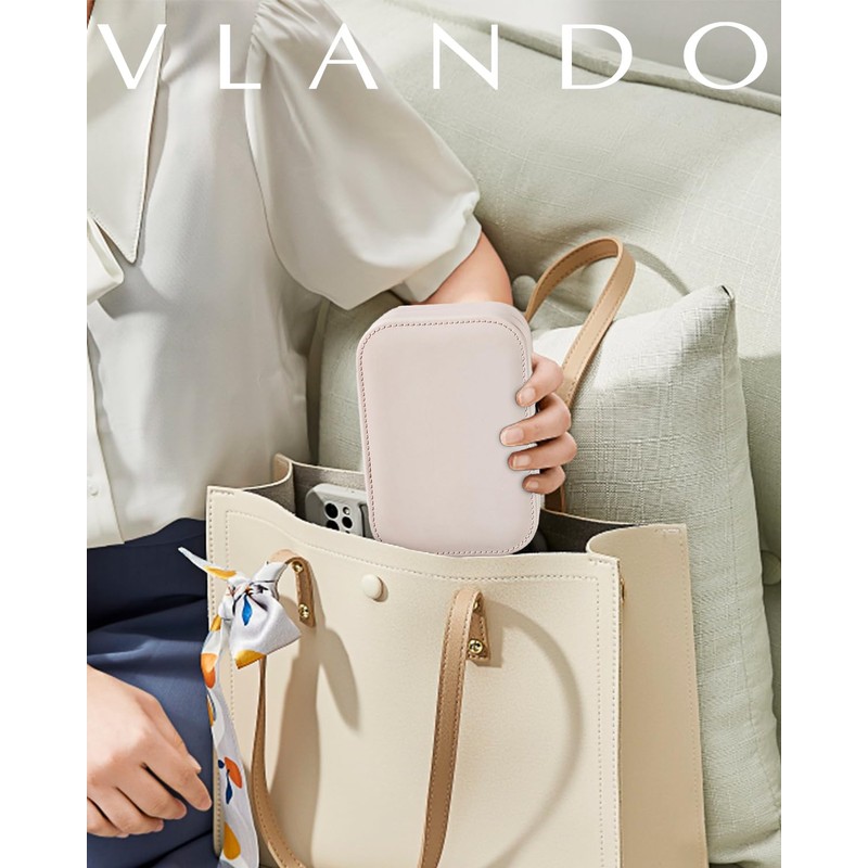 VLANDO Jewelry Box, Portable, Compact, Accessory Case, Cute, Travel Jewelry