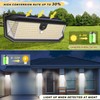 SyouHome Solar Lights Outdoor, 4000LM 380 LEDs Solar Motion Lights