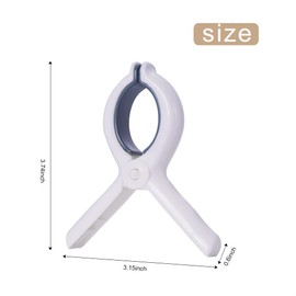 6 PCS Beach Towel Clip，Towel Clips for Beach Chairs for Cruise, Plastic Clothespins for Laundry Towel Clothes, Cruise Ship Essentials for Towel Bands, Picnic Table Clips for Outdoor and Indoor Use.