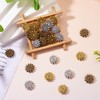 Spritewelry 15pcs Antique Bronze Sun Pattern Beads Tibetan Style Alloy