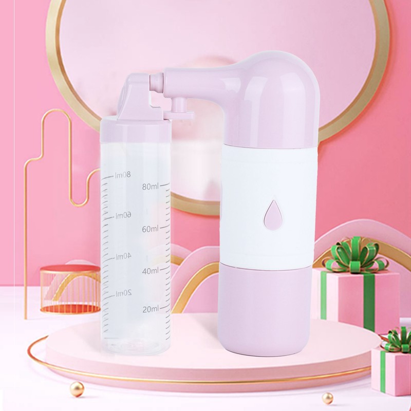 Handheld Facial Oxygen Atomizer Sprayer Electric Rechargeable Face Humidifier Mist