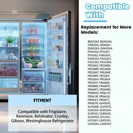 Kojem 240356402 AP2549958 Replacement Door Bin Door Shelf Compatible with Frigidaire Kenmore Refrigerator Shelf Replacement - 1Pc Clear