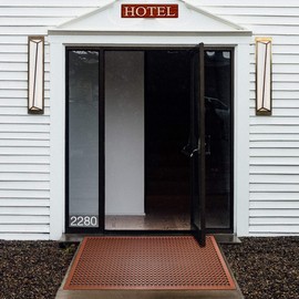 Rubber Kitchen Mats Anti-Fatigue Floor Mat New Bar Floor Mats Commercial Heavy Duty Red Rubbe Out Door Mat 36" x 60"