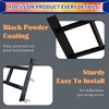 Wall Mounted handrail, Garage Railing with Matte Black Finished, Grab