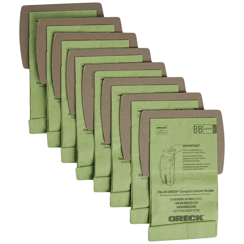 Oreck Vacuum Cleaner Bags for Buster B Canister Vacs, Pack
