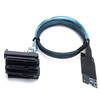 AoQhir M.2 SFF-8643 to 4 x SAS 8482 Converter Cable