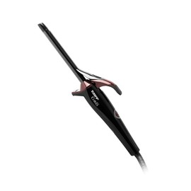 Taiff Curves 1/2" Curling Iron – Black Titanium Hair Curler with Clamp for Tight Defined Curls, Dual Voltage, 9ft Swivel Cord, Professional Styling Tool