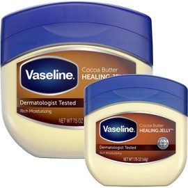 Vaseline Jalea de petróleo, manteca de cacao, 8.5 onzas con bonificación de 1.7 oz (paquete de 2)