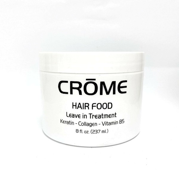 CROME Hair Food With Keratin Collagen Vitamin B5 Leave In Treatment Dry Hair