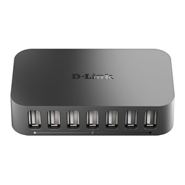D-Link DUB-H7/B 7-Port USB 2.0 Hub - UK Version