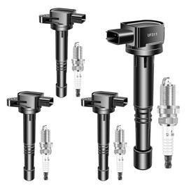 TPAIERR UF311 & 9807B-561BW Ignition Coil Pack and Iridium Spark Plugs Set of 4 Automotive Compatible with Honda Accord 2003-2007/Civic 06-11/CR-V 02-09/Element 03-11/Acura CSX 06-11/RSX 02-06 UF583