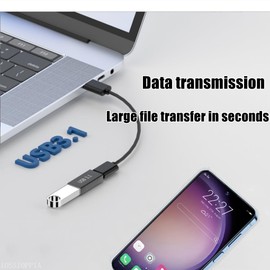 IOSSIOPPIA USB C 3.1 Female to USB 3.0 Female Adapter USB-A 3.0 Female to USB Type-C 3.1 Female to USB Adapter Coupler Expander 5Gbps Supports Data Synchronization and Charging 3 Pieces