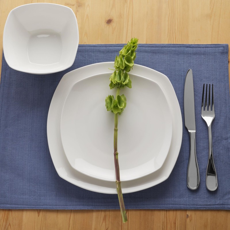 Everyday White by Fitz and Floyd Nevaeh Soft Square 12